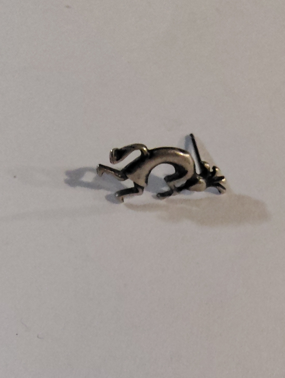 Sterling Silver Kachina Earring